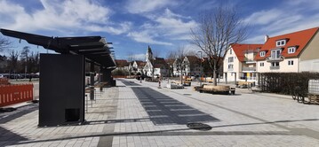 Der Grabenmhlplatz ist Bad Waldsees neugestaltetes Tor zur Altstadt.