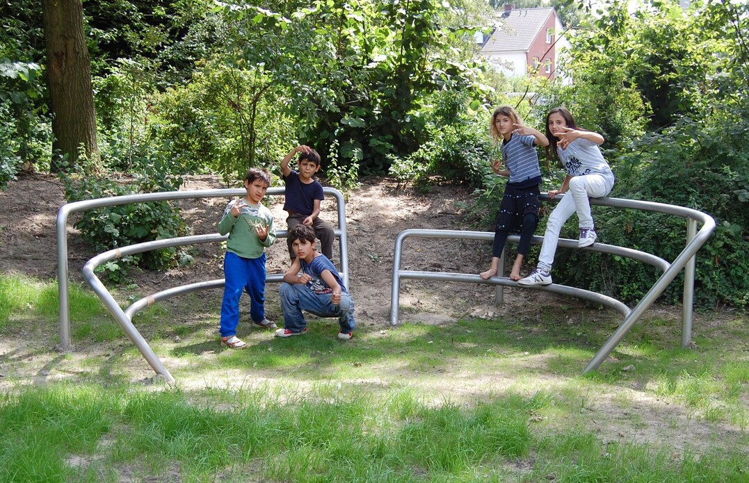 Theatrum fgt sich in den Park ebenso ein wie auf einem Stadtplatz.