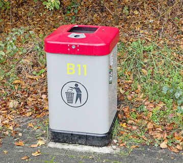 Mlltonne mit Sensor