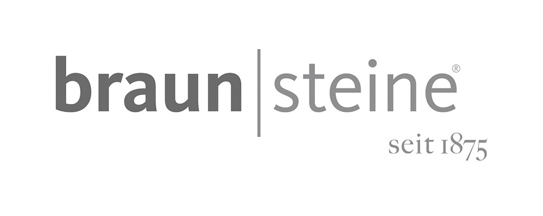 Logo braun steine