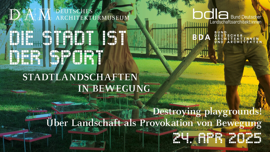 4 von 4 - der letzte Vortragsabend der Reihe "Die Stadt ist der Sport" findet am 24. April statt.