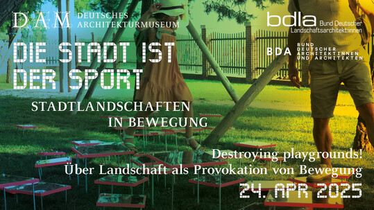 4 von 4 - der letzte Vortragsabend der Reihe "Die Stadt ist der Sport" findet am 24. April statt.