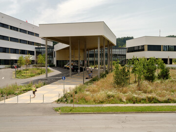 Entree der Klinik Oberwart