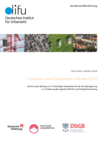 Der "Voluntary Local Government Review 2025" ist als Download in Deutsch oder Englisch erhältlich.