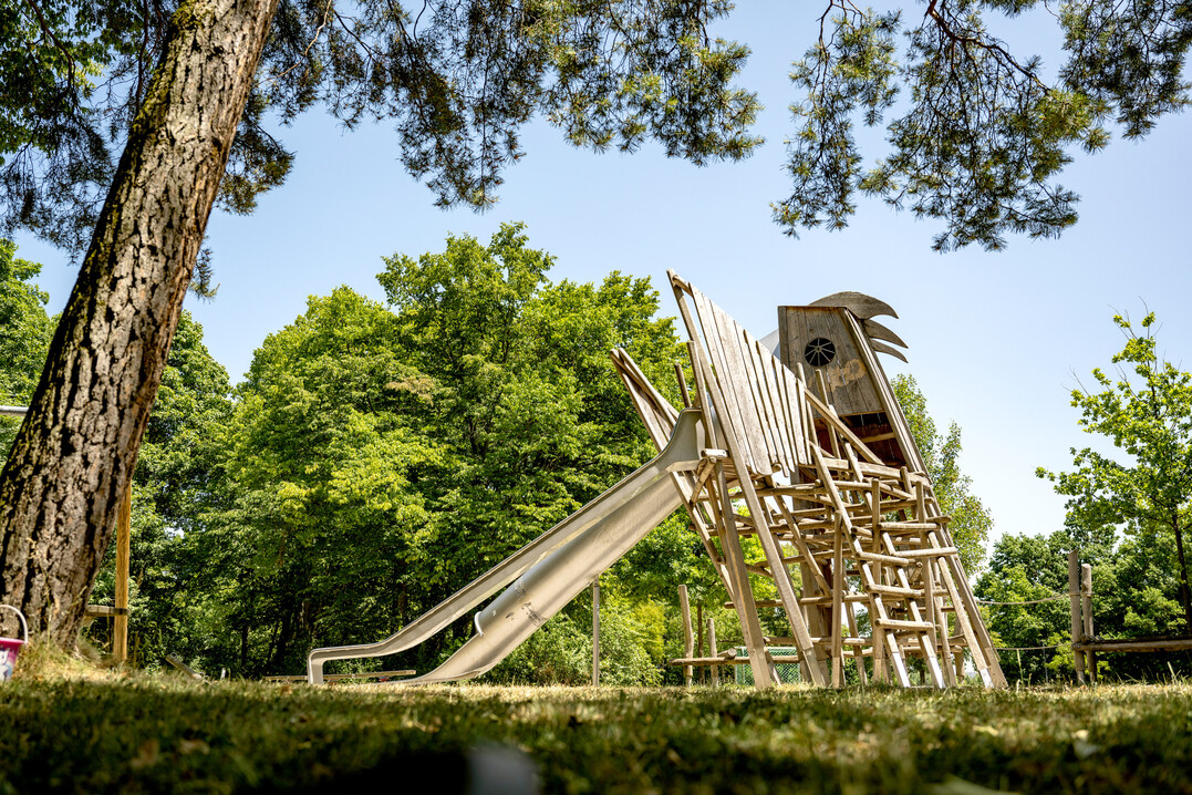 Mit ihren Spielobjekten möchten die Macher den Kindern auch eine künstlerische Ästhetik vermitteln.