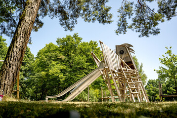 Mit ihren Spielobjekten mchten die Macher den Kindern auch eine knstlerische sthetik vermitteln.