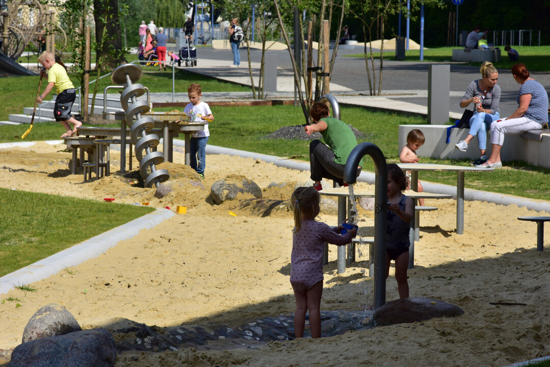 Wasserspiel im Sesekepark