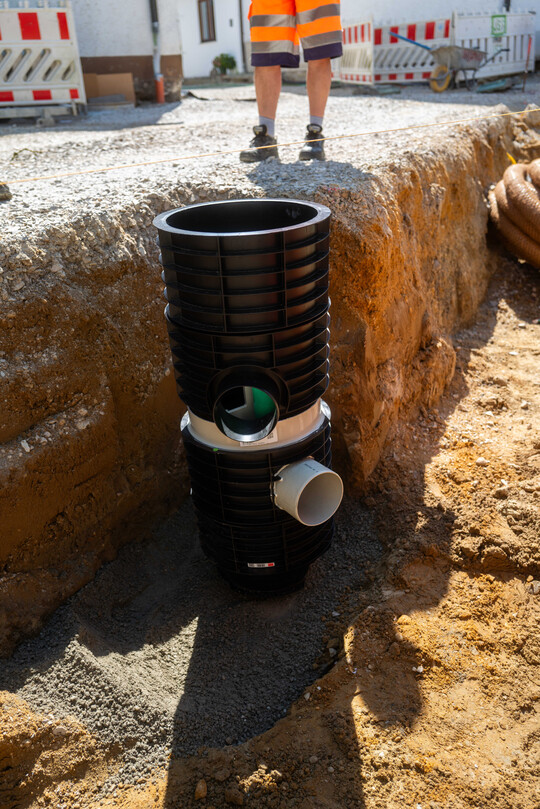 Schwammstadt Stra�enablauf Combipoint mit integrierten Einlaufschacht