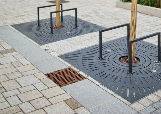 Zeitgemes Regenwassermanagement und nachhaltiger Baumschutz vereint