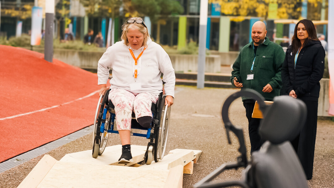 Neue Geräterampen gab es im Außengelände zu testen