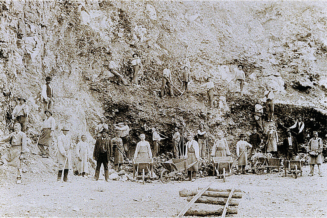 Kalksteinbruch 1907