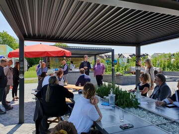 Abschluss in der Rinn-outdoorkche auf dem Gelnde der Landesgartenschau Fulda