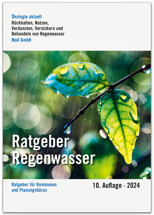 Die Brosch�re �Ratgeber Regenwasser� richtet sich an Kommunen und Planungsb�ros und thematisiert in Beitr�gen von ausgew�hlten Experten die Aspekte R�ckhalten, Nutzen, Verdunsten, Versickern und Behandeln als Bereiche der sogenannten Regenwasserbewirtschaftung.