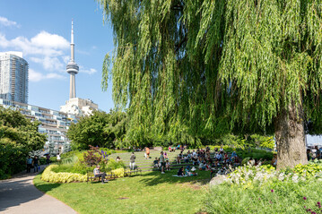 Fast 30 Jahre nach seiner Er�ffnung ist der Musikgarten mittlerweile ein integraler und inspirierender Bestandteil der Landschaft an der Uferpromenade Torontos.