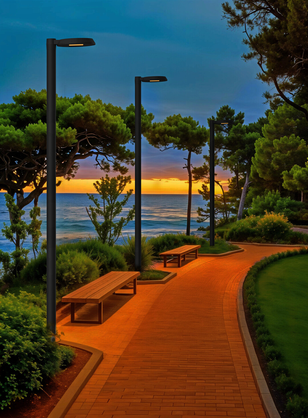 Die WE-EF Wild-Light Technologie passt Helligkeit und Farbtemperatur intelligent je nach Zeit oder Bewegung an, um die Lichtverschmutzung zu reduzieren und die Tierwelt zu sch�tzen.