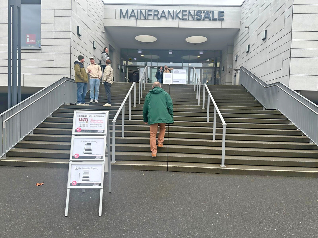 Die Mainfrankensäle bieten Platz für hunderte Gäste und viele Aussteller