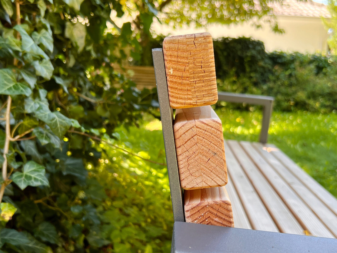 Um das Leimholz wahrzunehmen, muss man schon ganz genau hinschauen.