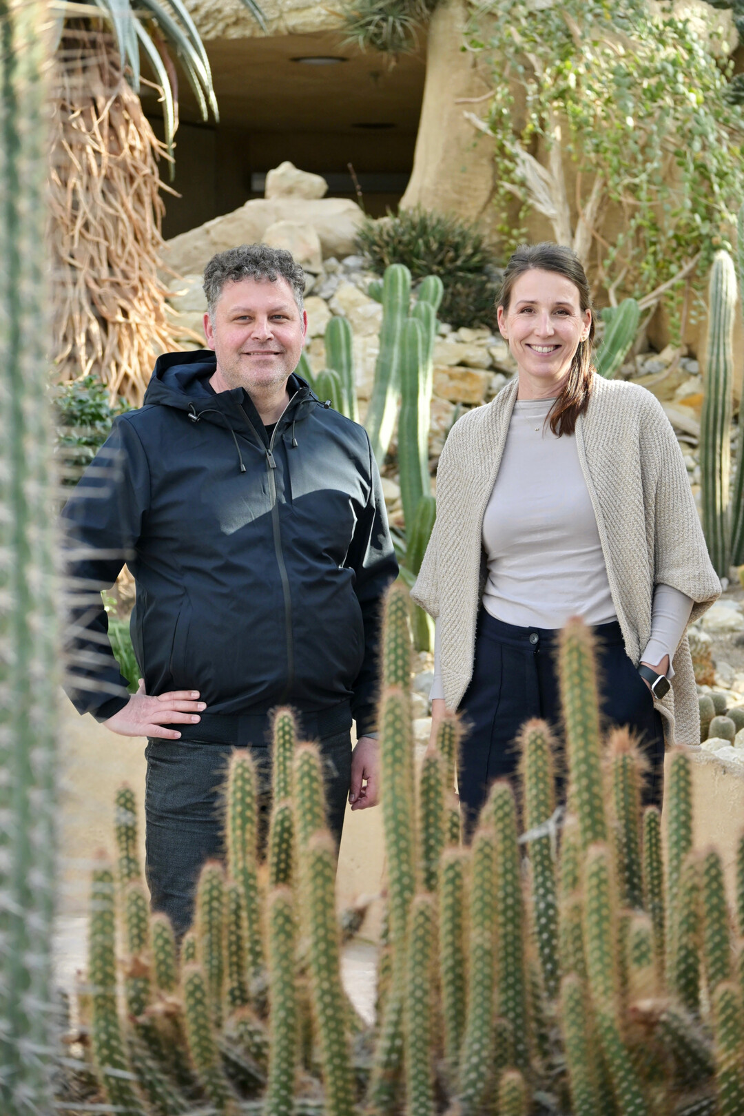 Im Gespr�ch mit Betriebsleiter Chris Lange und Bettina Franke, Gesch�ftsf�hrerin des egaparks.