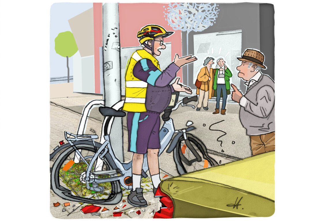 �Die neuen B�gel sch�tzen zwar die Laternen, aber sie produzieren auch viel Elektroschrott.� �Und sie zerst�ren Skat-Runden.�