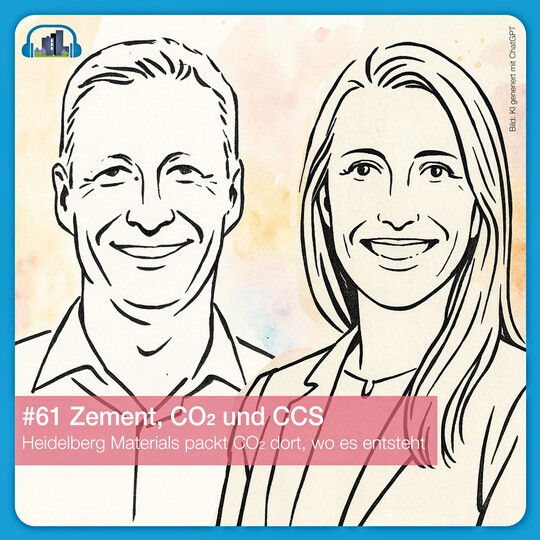 In #61 spricht Alexandra Busch mit Heidelberg Materials und dem Architekturb�ro Werner Sobek.