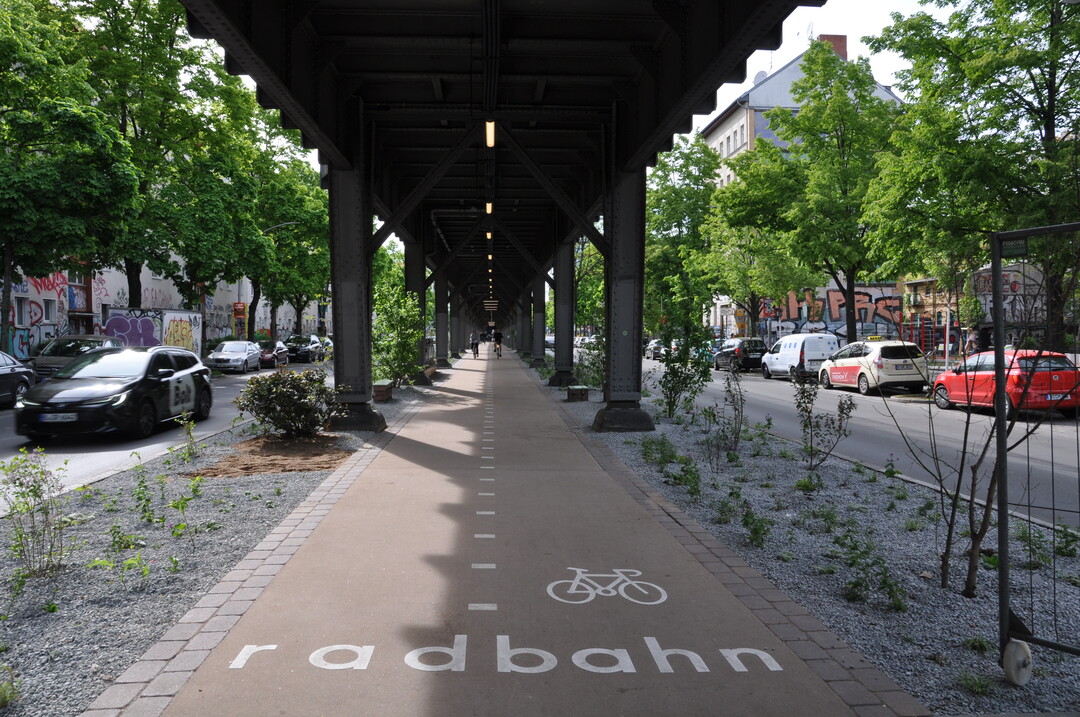 Auch Projekte auerhalb der Region: Die Radbahn Berlin, gemeinsam mit fabulism