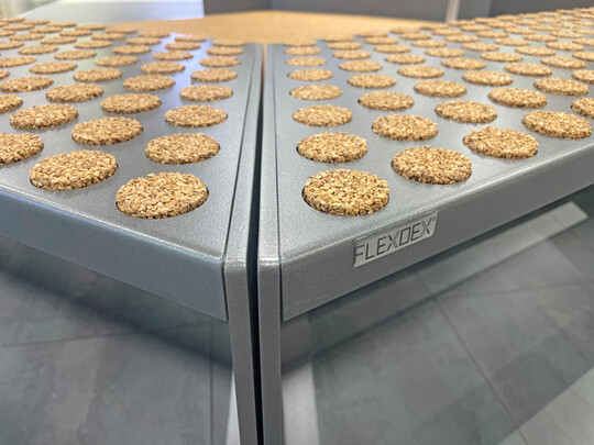 Stadtm�bel aus Kork oder mit Korknoppen