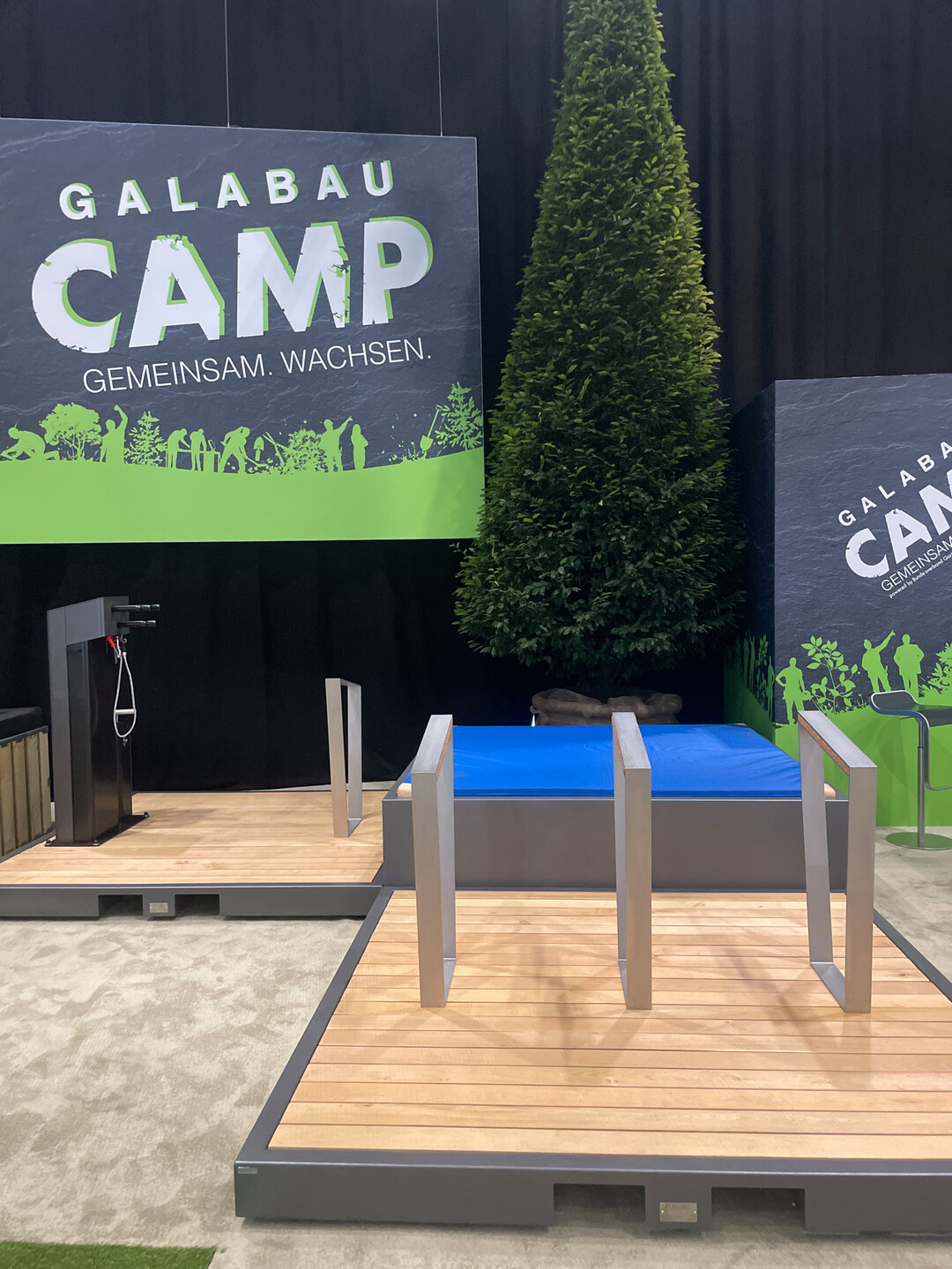 Flexdex, hier auf der Messe GaLaBau