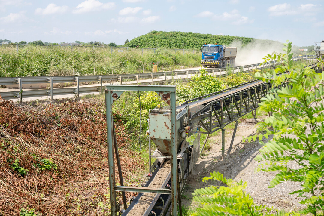 Bis 2040 sollen die Kiesgrube und Frderanlage parallel zum Park betrieben werden.
