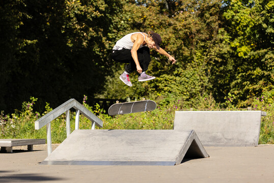 X-Move Lightweight Skate-Elemente  sind trotz leichter Stahlkonstruktion uerst stabil.