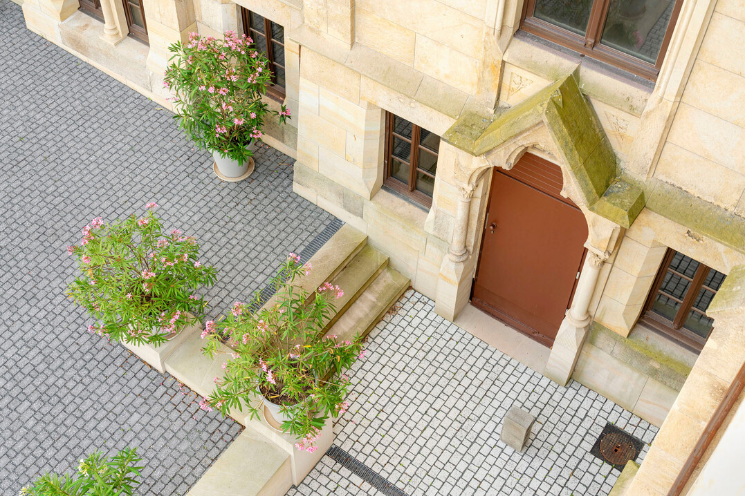 Krzlich saniert: Die im Tudor-Stil erbaute Villa Zimmermann in Chemnitz.