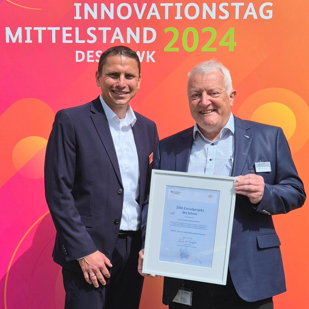 Steffen Firchau, Geschäftsführer (links) und Michael Meiser, Director Business Development & Innovation (rechts).