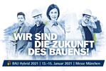 Corona bedingt wird klassische Präsenzmesse BAU nicht stattfinden.