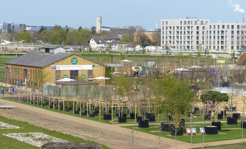 Der Beitrag des Bund deutscher Baumschulen liegt auf dem Spinelli-Gelnde der BUGA
Mannheim 2023.