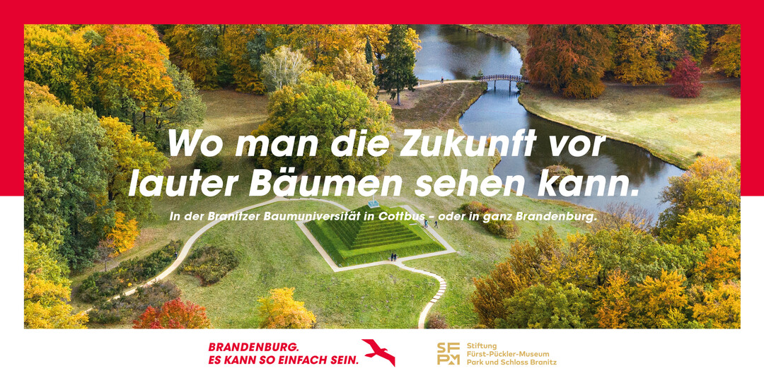 Branitzer Baumuniversität in der Landesmarketing-Kampagne