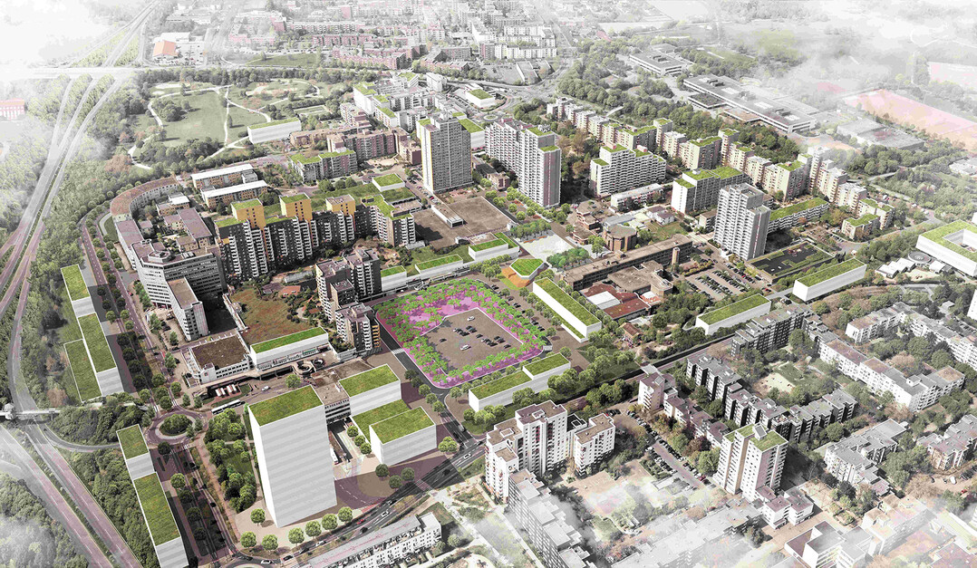 Lebenswertes Chorweiler - Neue Platzrume, Kln; 
Landschaftsarchitektur / Stadtplanung: lad+ landschaftsarchitektur, Hannover
Entwurf: Architekt Landschaftsarchitekt Stadtplaner Martin Diekmann und Architekt Mario Abel