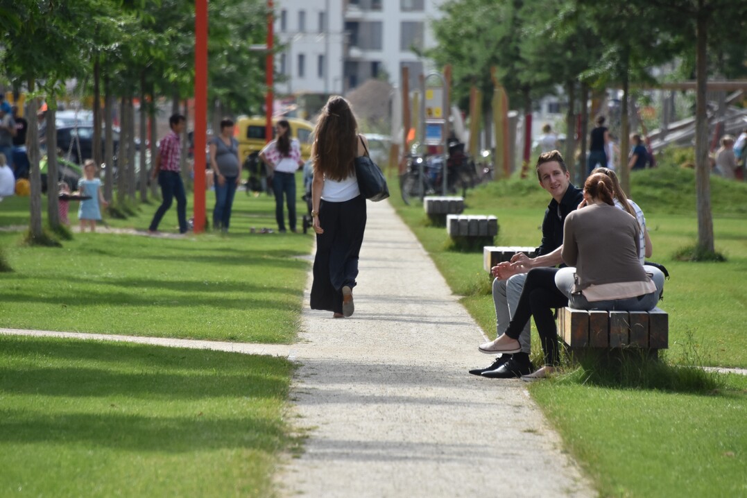 Mit einem Masterplan will Bundesumweltministerin Svenja Schulze das Stadtgrün und die Natur in der Stadt fördern.