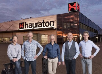 Die Hauraton Geschftsfhrer (v.l.n.r.) Patrick Wieland, Michael Schenk, Marcus Reuter, Dieter Bastian und Christoph Ochs 