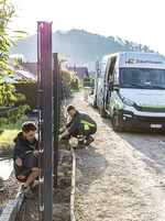 Kollegialität und Spaß bei der Arbeit werden bei Zaunteam großgeschrieben.