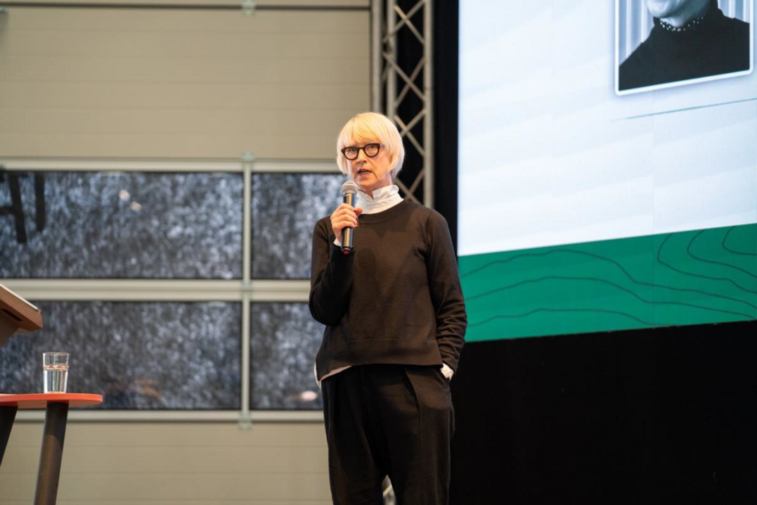 Prof. Jrunn Ragnarsdttir, Architekturpreistrgerin des groen DAI Preises fr Baukultur und Gewinnerin des Deutschen Architekturmuseum Preises fr Architektur