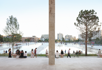 1. Preis 2018: Neugestaltung Skanderbeg Square Tirana in Albanien; Auftraggeber: Bashkia Tiran - Qeveria e Shqiperise, Planer: 51N4E