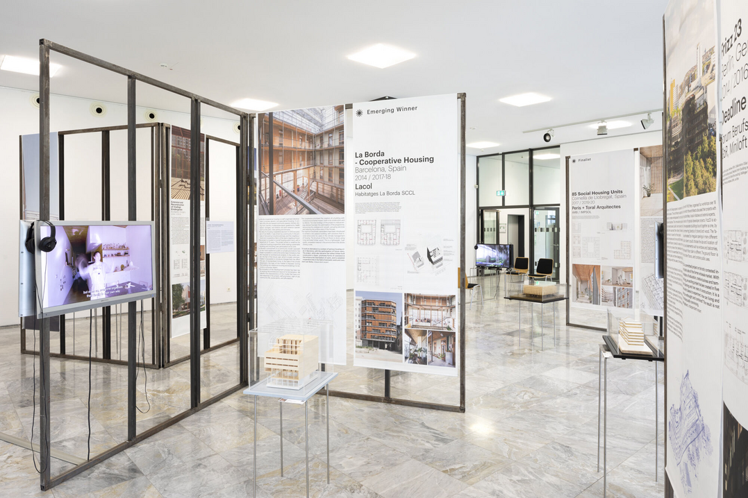 Die Ausstellung zum Mies van der Rohe Award 2022 im LVR-Landeshaus in Kln, 11. Juni - 13 Juli 2022, prsentiert vom Museum der Baukultur NRW.