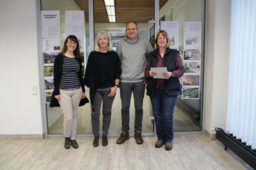 Die Fachjury: Theresa Petsch, Brigitte Rde, Michael Meis, Daniela Toman (v.l.n.r.)