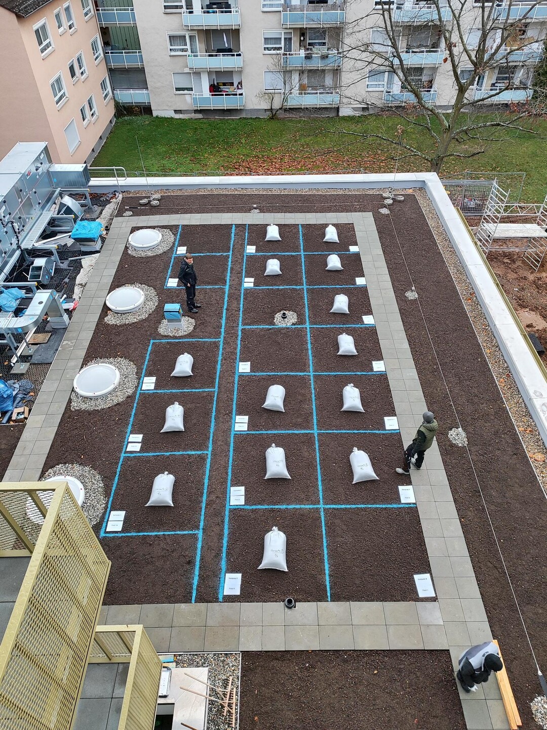 In Rsselsheim entsteht das erste KlimaDach Hessens. Eine halbe Tonne CO2 ist hier dauerhaft versenkt worden.