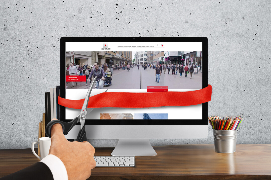 Moderner, schneller, nutzerfreundlich: der neue Internetauftritt der Betonwerke Klostermann