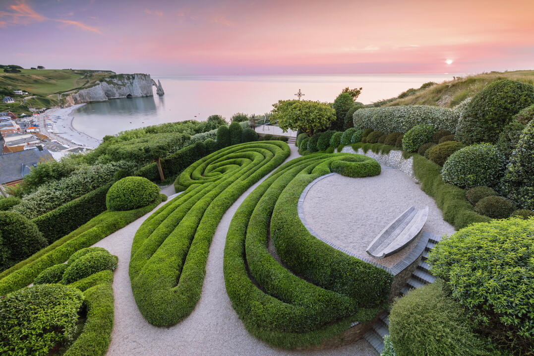 Les Jardins d"tretat, Frankreich: 1. Preis fr die Restaurierung eines historischen Parks/Gartens