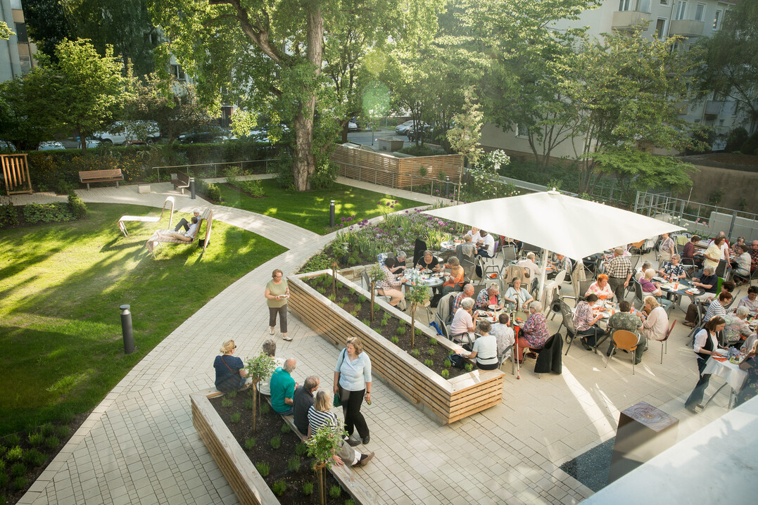 Der pflegetherapeutische Stadtgarten des Margot-Engelke-Zentrums in Hannover erhielt ebenfalls einen Sonderpreis.