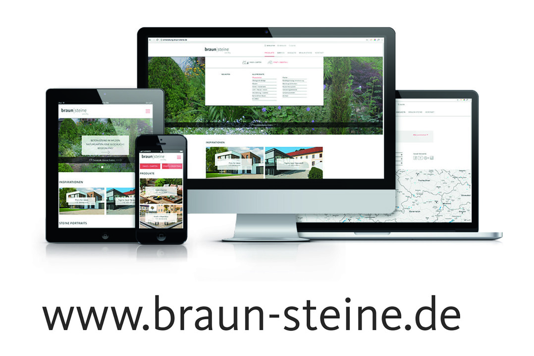 Die neue Webseite www.braun-steine.de ist jetzt online.