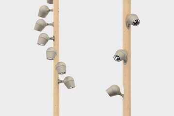Die Anordnung der Olivio Leuchtenkpfe ist individuell konfigurierbar, um Straen, Wege und
Pltze flexibel und effizient zu beleuchten. 