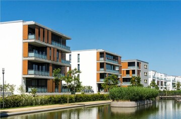 Das Essener "Pier 78" der Allbau GmbH gehrt zu den Siegern des Wettbewerbs "Viertel vor Grn".