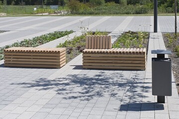 RMK Klinikum/Winnenden: Sonderanfertigung Sitzpodeste, BECK Profirund, BECKbike